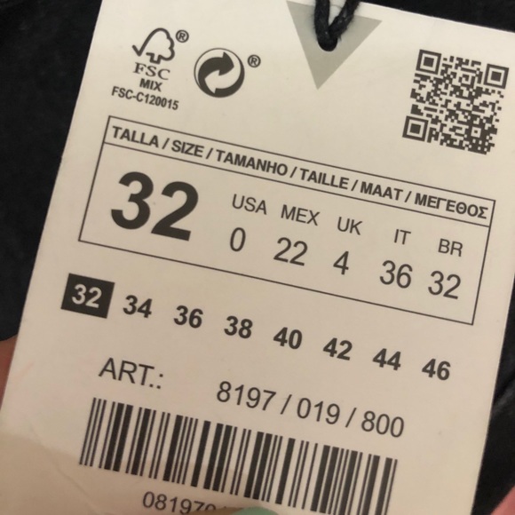 Zara High rise culotte jean - Picture 3 of 3